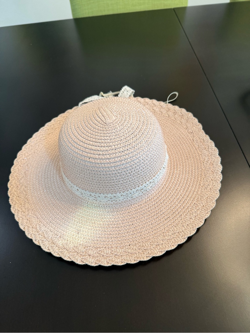 Women’s Wide-Brim Sun Hat - Blush Pink